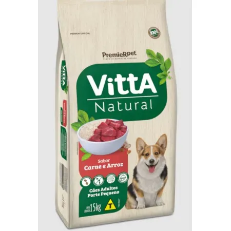 Ração Vitta Natural para Cães Adultos Frango & Cereais 15kg