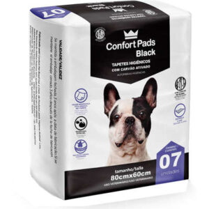Tapete Higiênico Confort Pads Black 7 Unidades