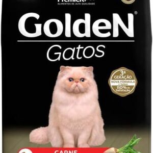 Ração Para Gatos Adultos Golden Carne 10 kg