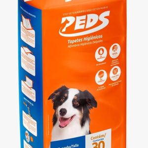 Tapetes Higiênicos Peds Cães Com 30 Unidades