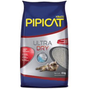 Areia de Gato Pipicat Ultra Dry 4 kg