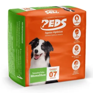Tapete Higiênico Peds 55 x 60cm 7 Unidades
