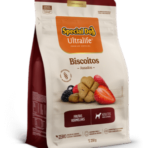 Biscoito Ultralife Cães Adultos 250gr - Frutas Vermelhas