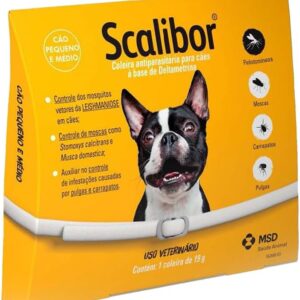 Coleira Scalibor M 48 Cm Pulgas Carrapatos Leishmaniose